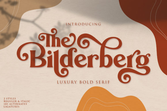 Bilderberg Font: A Bold and Sophisticated Serif Typeface for Modern Design