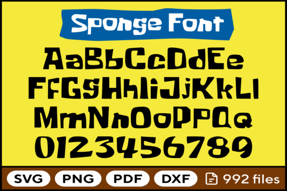 Cartoon Font SVG PNG PDF DXF Letters: A Versatile Resource for Creative Projects