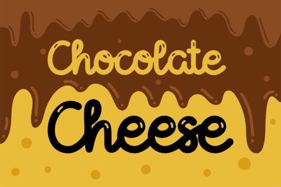 Chocolate Cheese Font: A Sweet and Stylish Choice for Creative Projects