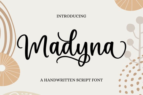 Discover the Beauty of Madyna: A Dainty and Flowing Script Font for Your Creative Projects