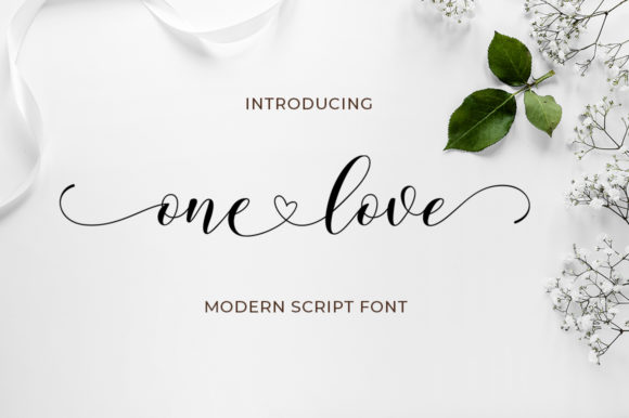 Discover the Charm of One Love Font