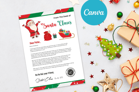 Editable Letter from Santa Claus: A Practical Tool for Creative and Personal Use
