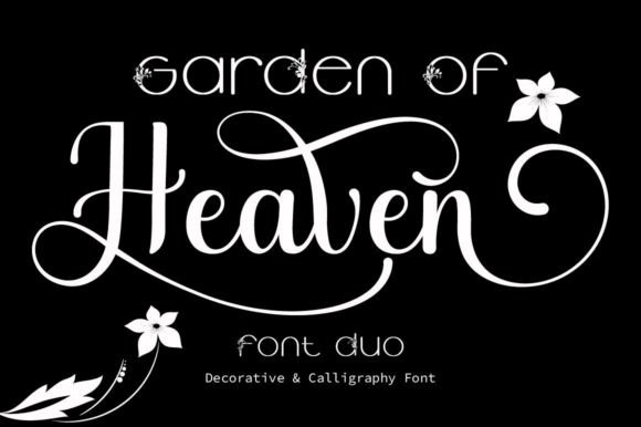 Garden of Heaven: A Beautiful Font Pair for Creative Projects
