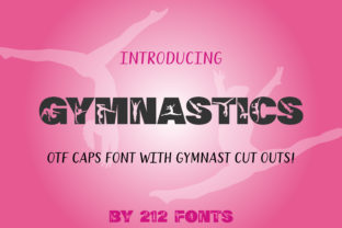 Gymnastics Font: A Playful Twist for Creative Projects
