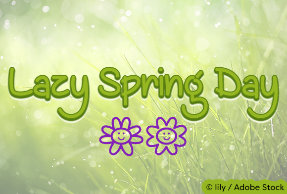 Lazy Spring Day Font for Creative Projects