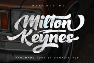 Milton Keynes Font: A Modern Thick Handwritten Style for Creative and Professional Use