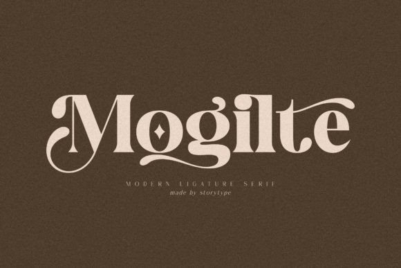 Mogilte: A Modern and Classic Serif Font for Elegant Design