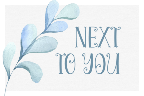Next to You Font: A Versatile Display Typeface