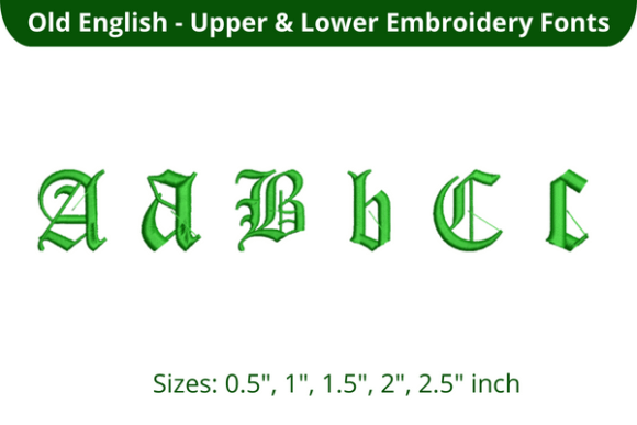 Old English Font ABC: A Guide to Using This High-Quality Embroidery Font for Personalized Designs
