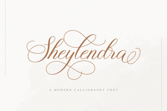 Sheylendra Font: A Classy Modern Calligraphy Style