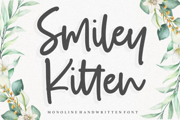 Smiley Kitten: A Versatile Handwritten Font for Creative and Professional Use