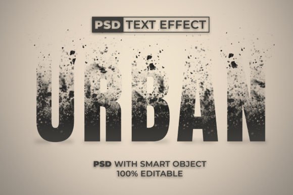 Urban Text Effect Dispersion Style for Photoshop
